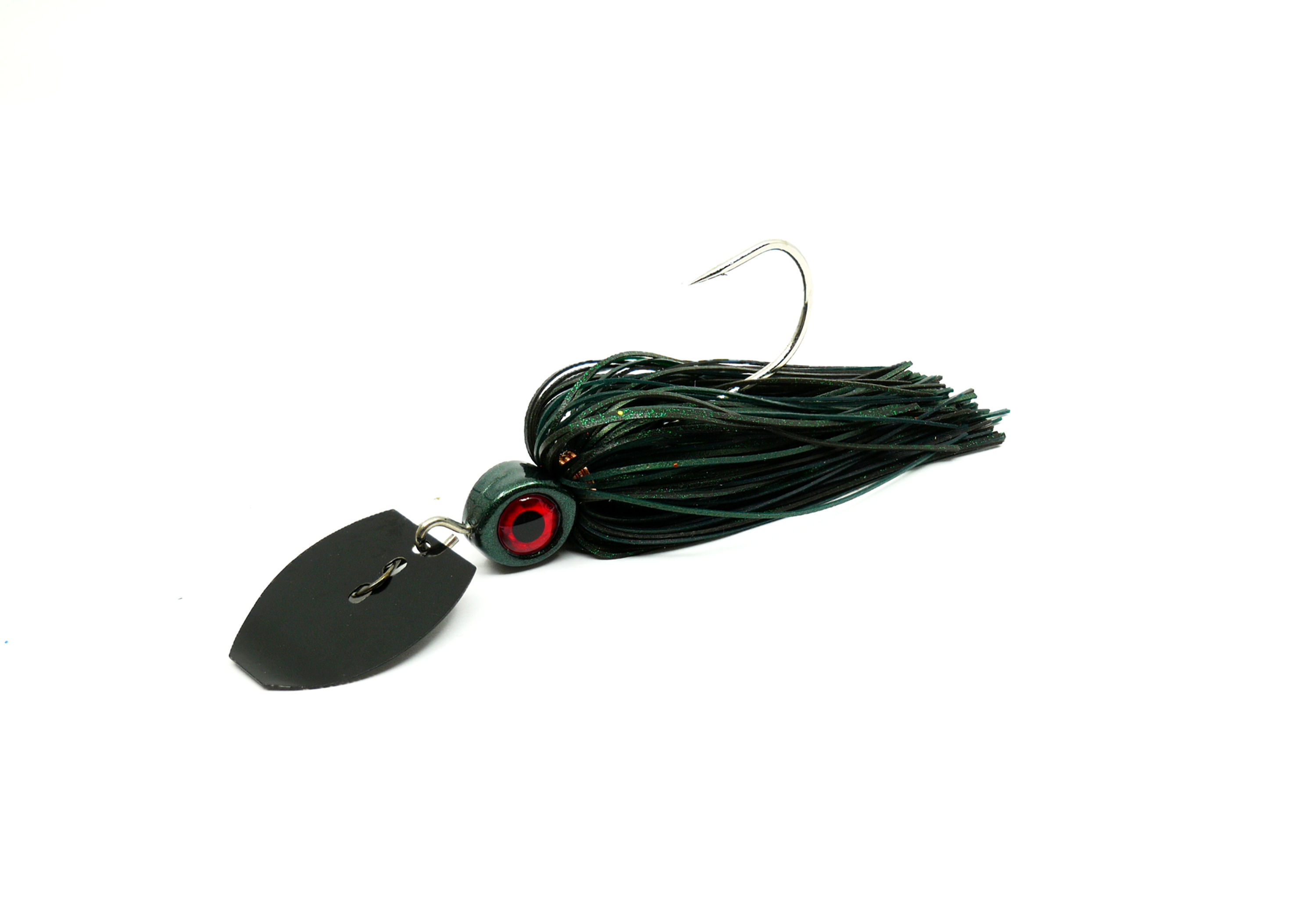 Black Emerald - Wire-Tied Slayer Bladed Jig