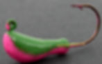 Banana Jig painted Hot Pink and Baby Bass Green colours
