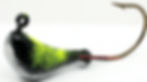 Banana Jig painted in Ultra Chrome, Black and Yellow Chartreuse colours