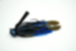Black and Blue Madness - Skirted Weedless Football Jig with Trailer
