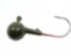 Green Pumpkin Round Head Jig