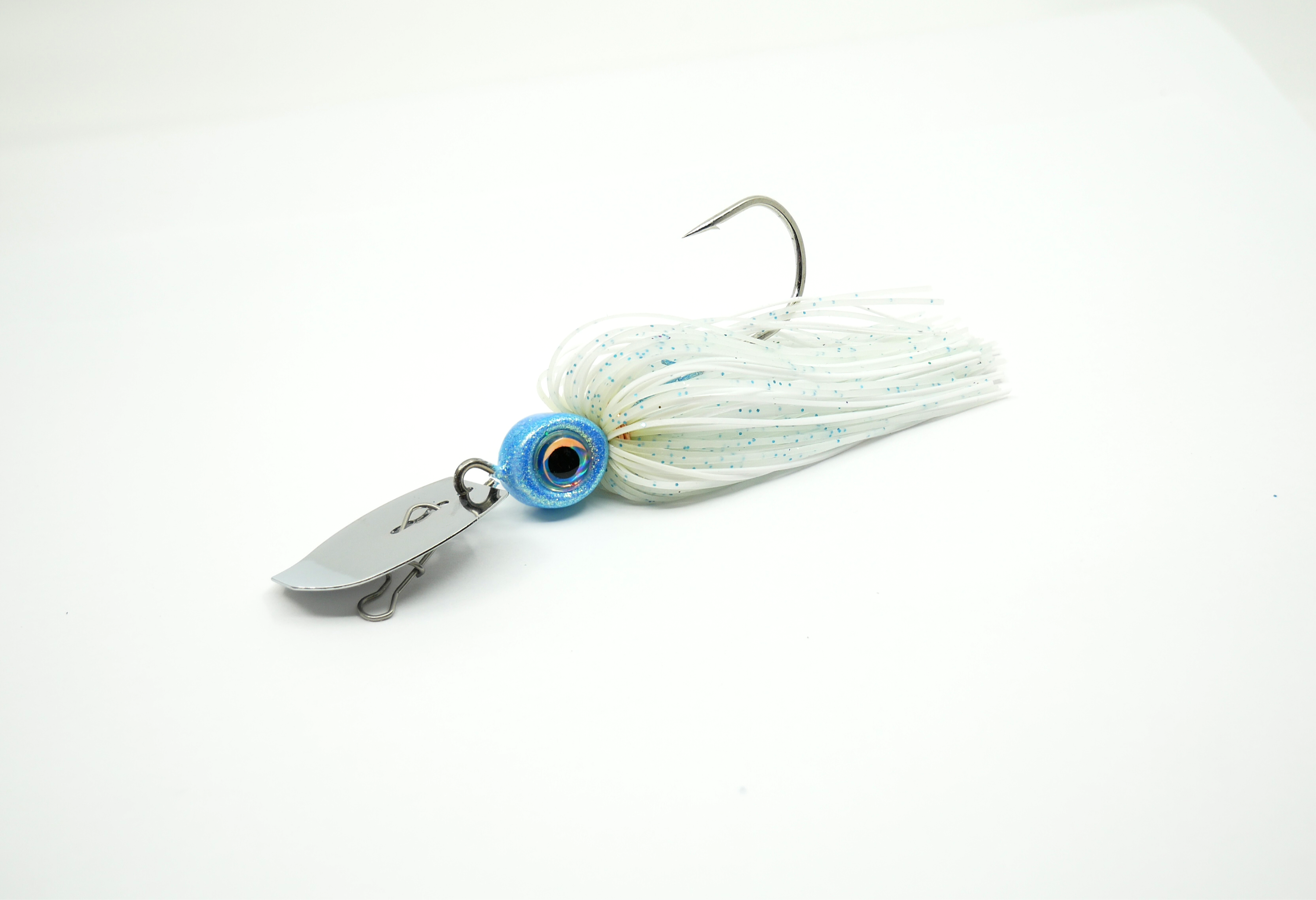 Arctic Glow (Glow) - Wire-Tied Slayer Bladed Jig