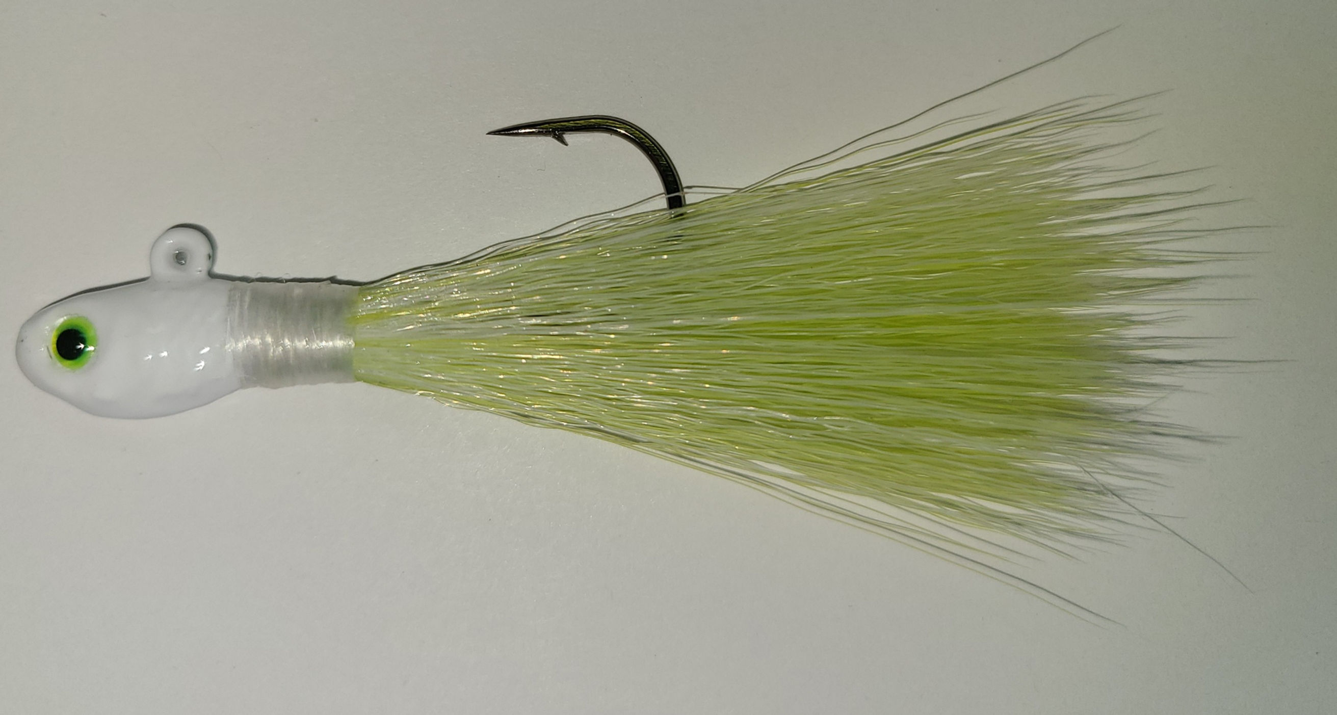 Ultra Minnow White - Synthetic Bucktail Jig