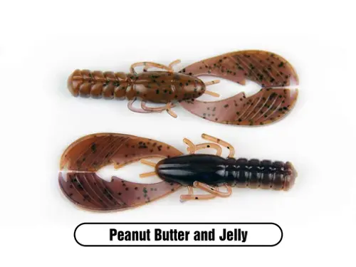 Peanut Butter & Jelly - Muscle Back Craw 4" (7 Pack)