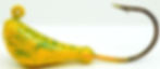 Banana Jig painted Yellow with Green Glitter colours