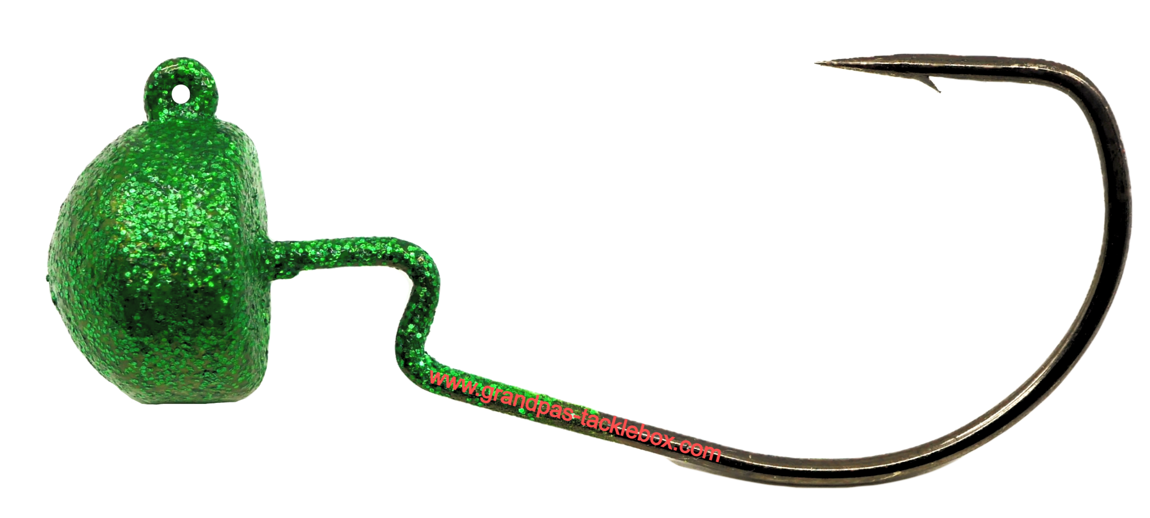 Disco Green - Weedless Midwest Finesse Jig
