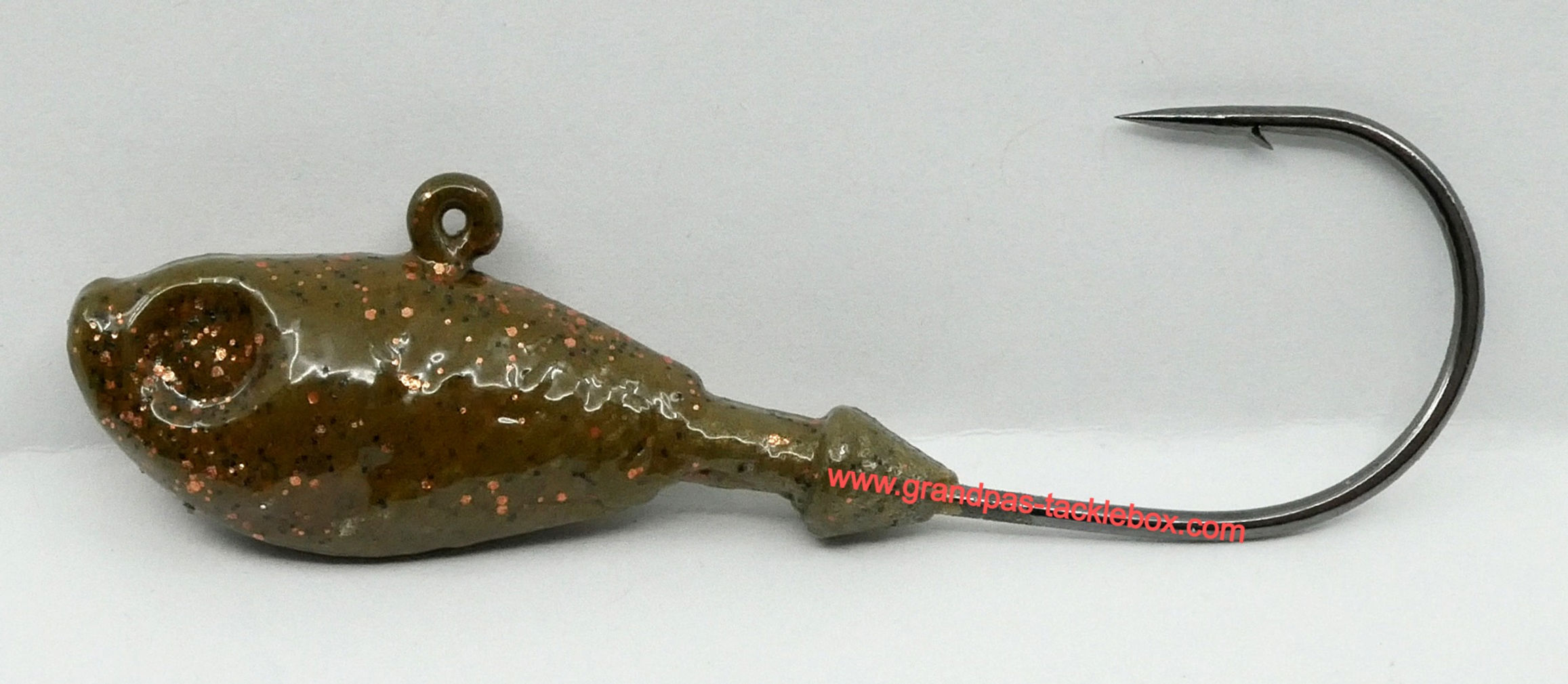 Side view of Bama Craw (No eyes) - Ultra Minnow Jig
