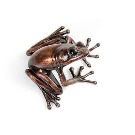 Thumbnail: tree frog in bronze - small