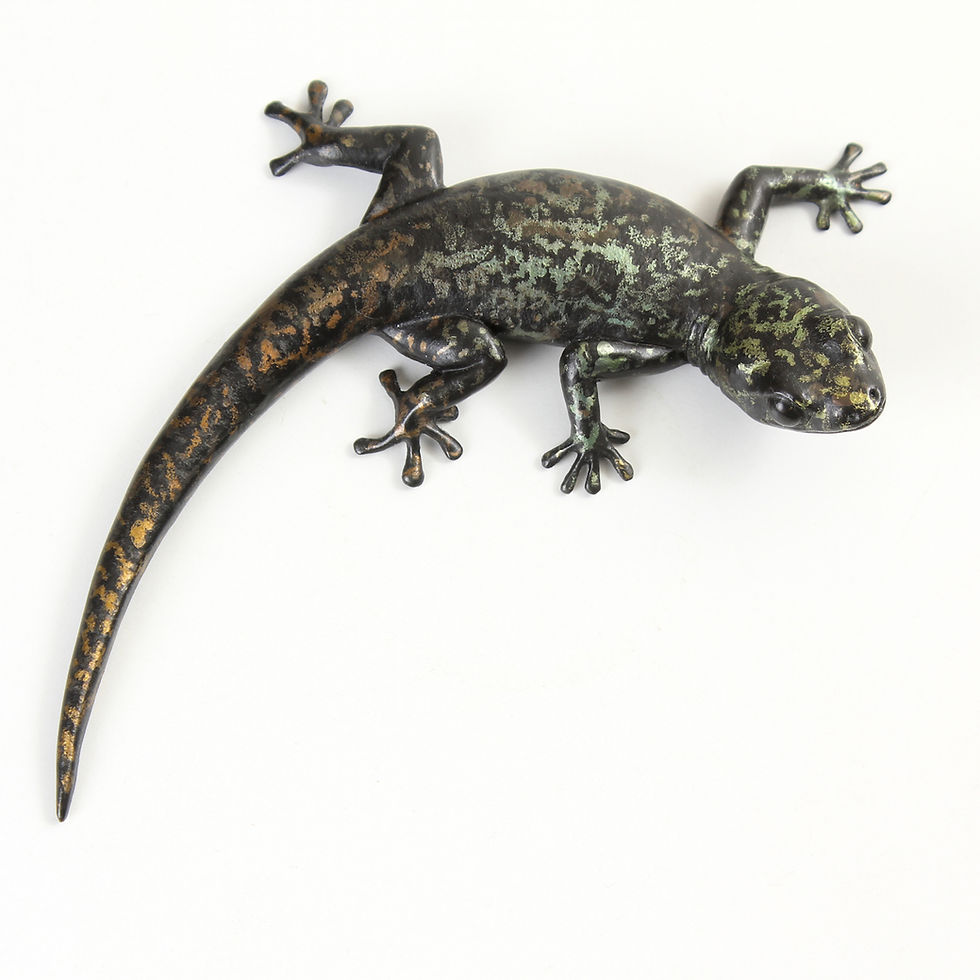 Thumbnail: gecko - size 6 - bronze
