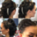 Glamorous bridal hair to match gorgeous bride