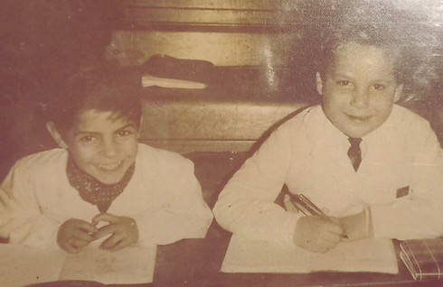 Romina Bustamante en la escuela primaria.