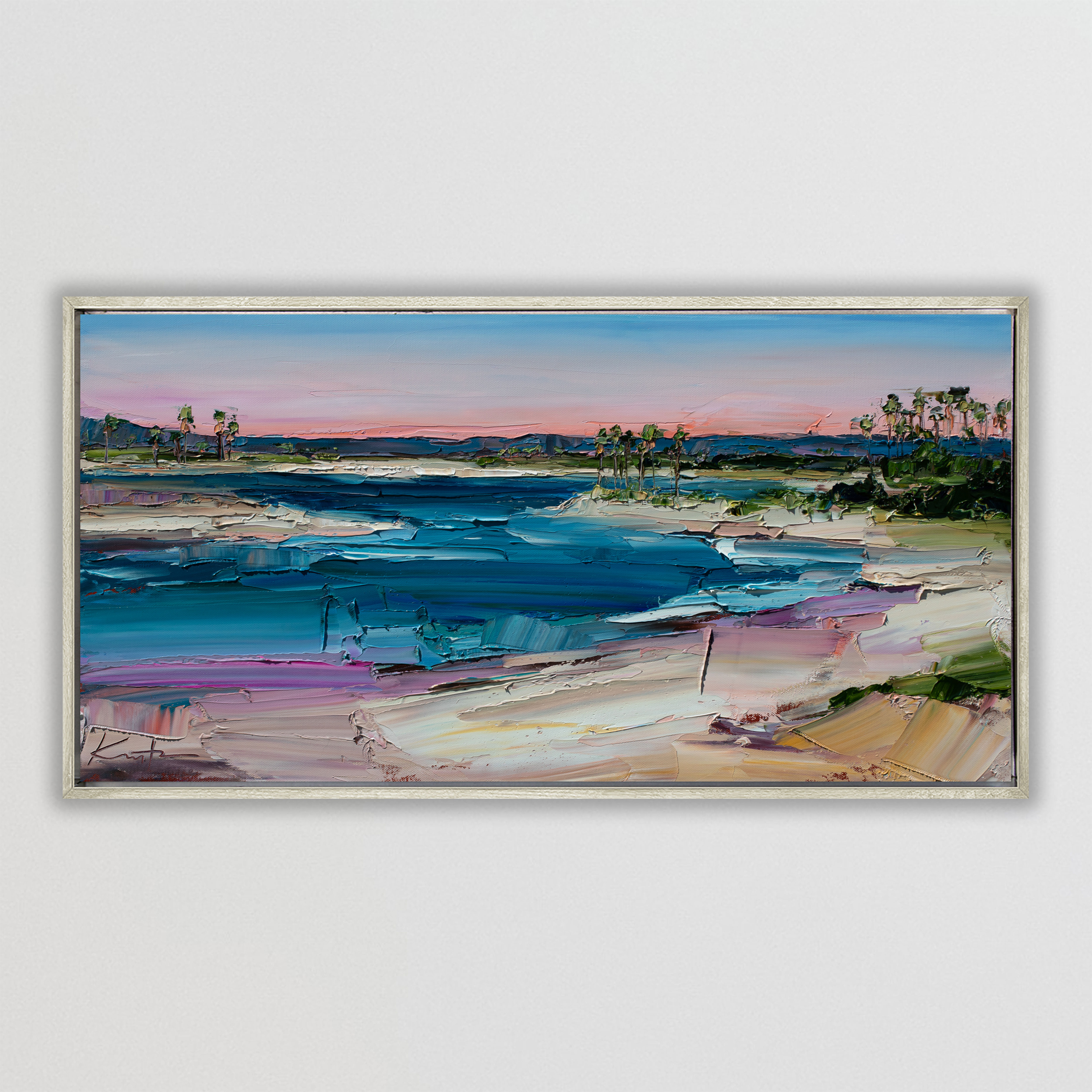 Mission Bay, 15”x30" by KRISTA SCHUMACHER