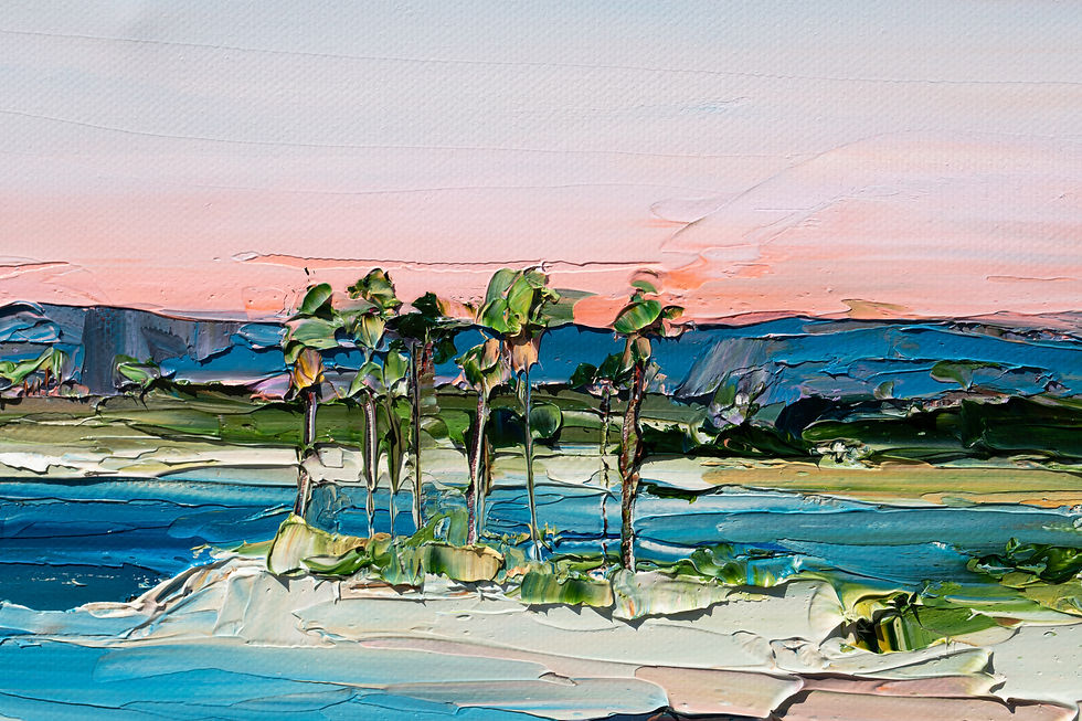 Thumbnail: Mission Bay, 15”x30" by KRISTA SCHUMACHER