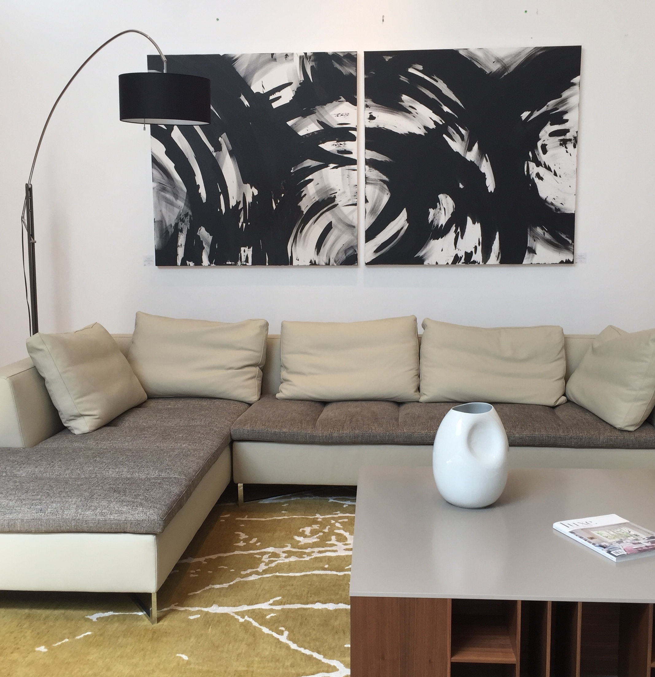 City Nights (Diptych), 48"x96"