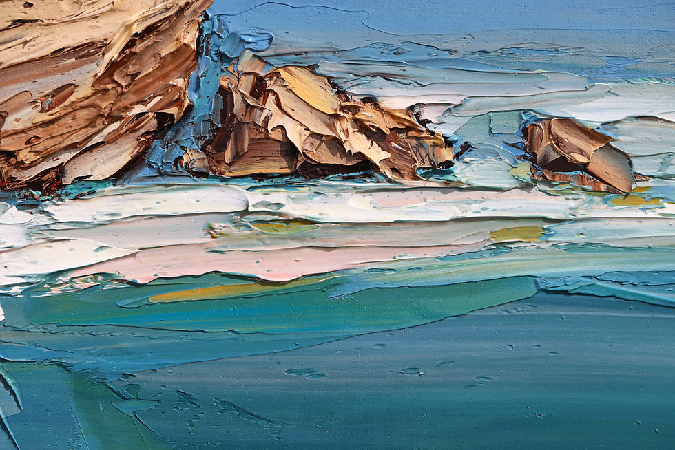 Thumbnail: Green Waters at the Cove, 24"x36"