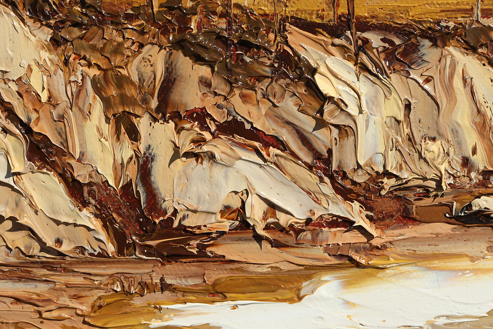 Thumbnail: Golden Coast Calm, 12"x12"