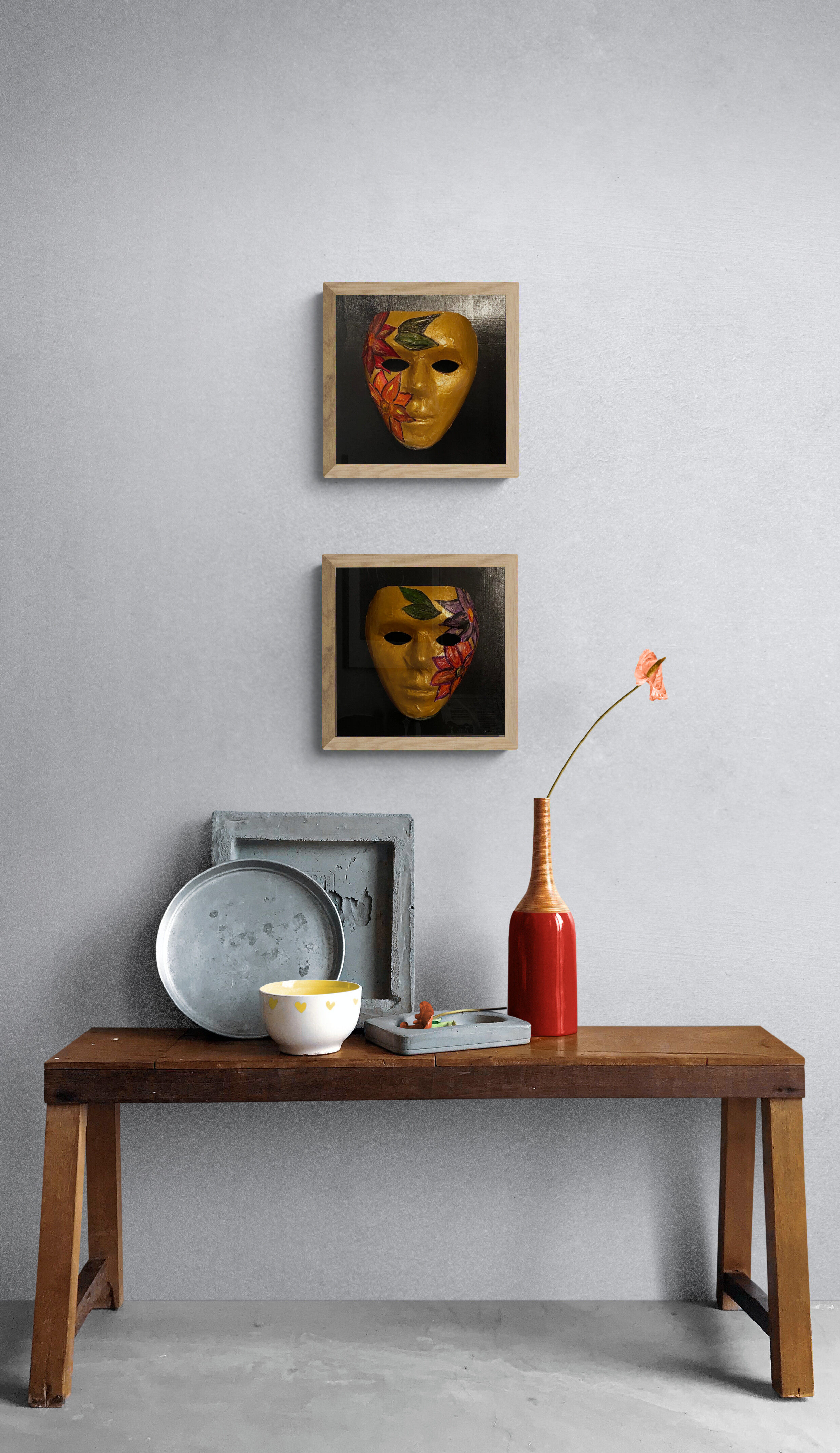 Floral Whispers in Gold