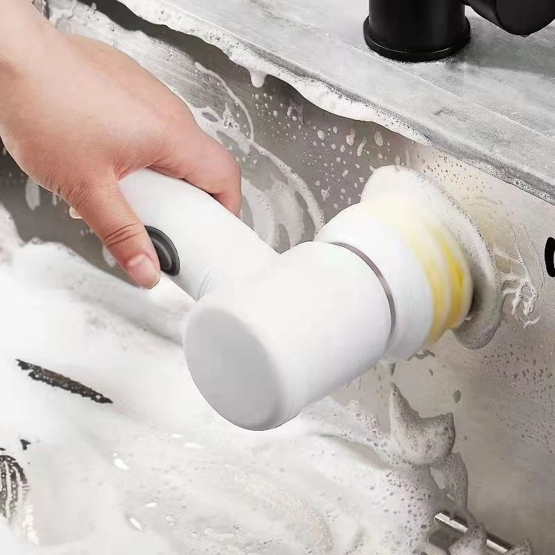 Thumbnail: Handheld Dish Washing Brush ( Set of 5 Pcs)