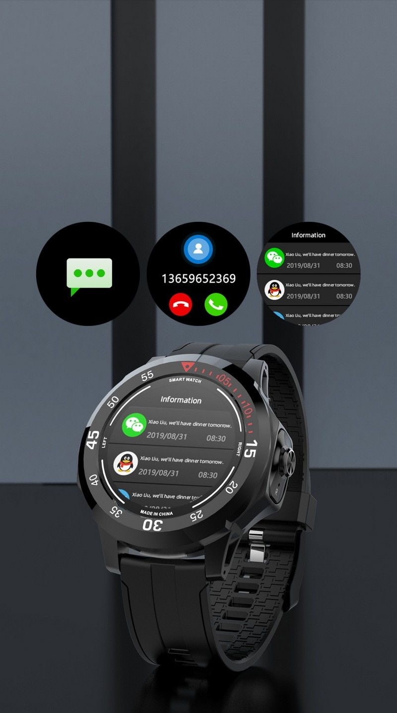 Thumbnail: Smart Two-in-one Bluetooth Watch