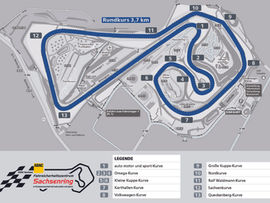 Der Sachsenring-Rundkurs-Gelaendeplan
