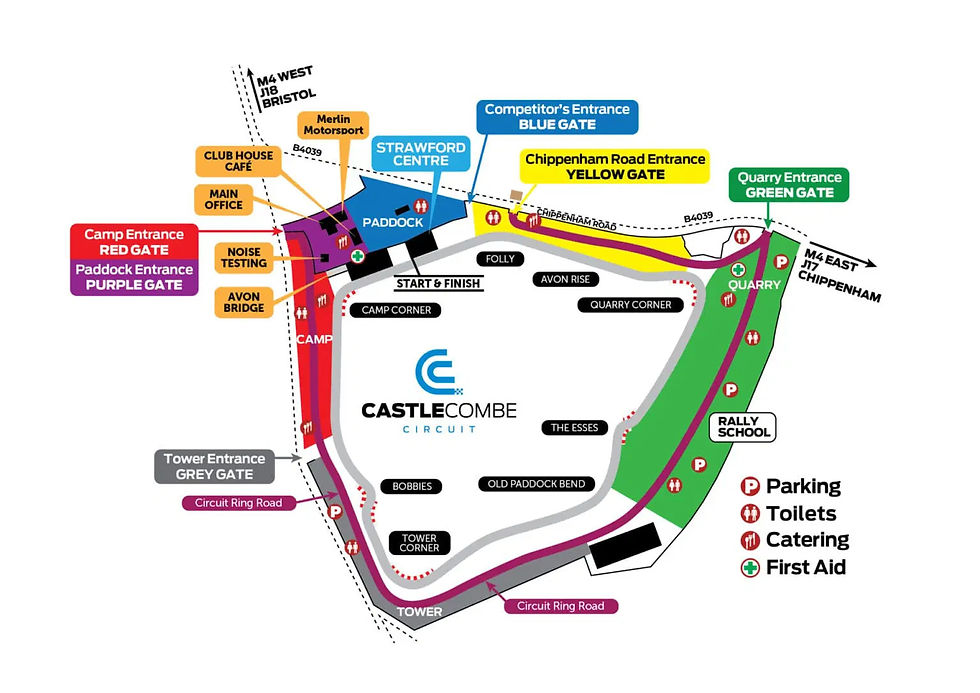 Castle Combe Circuit Plan