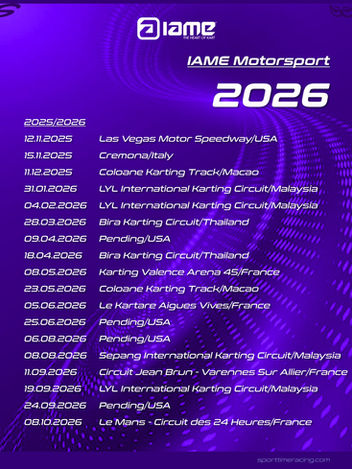 Race Calendar 2026