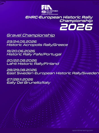 Race Calendar 2026