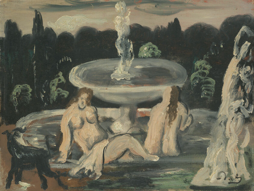 One Evening to Stroll the Fountain