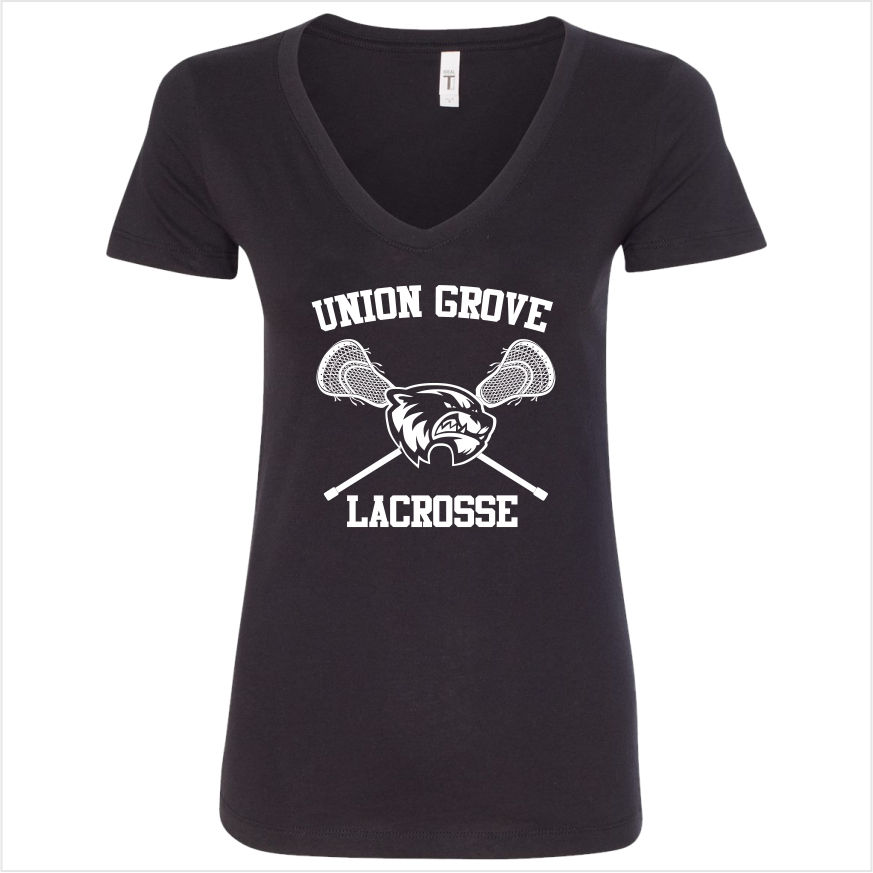 Thumbnail: UG Lacrosse Ladies Next Level V-Neck T