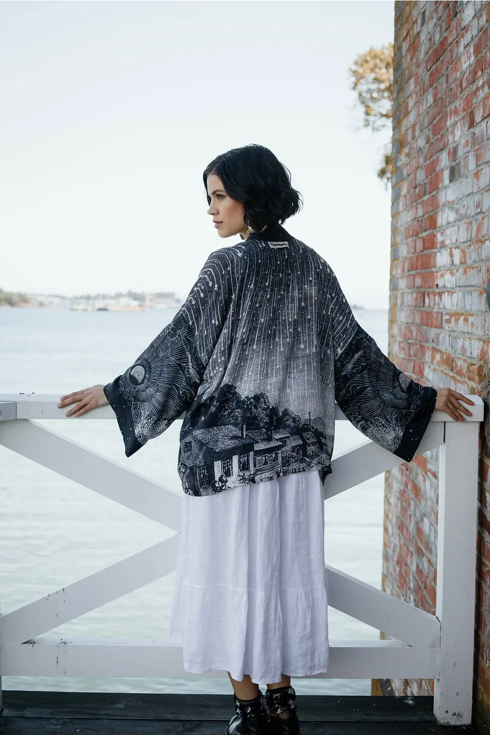 Thumbnail: Stargazer ~ Pixie duster cropped kimono