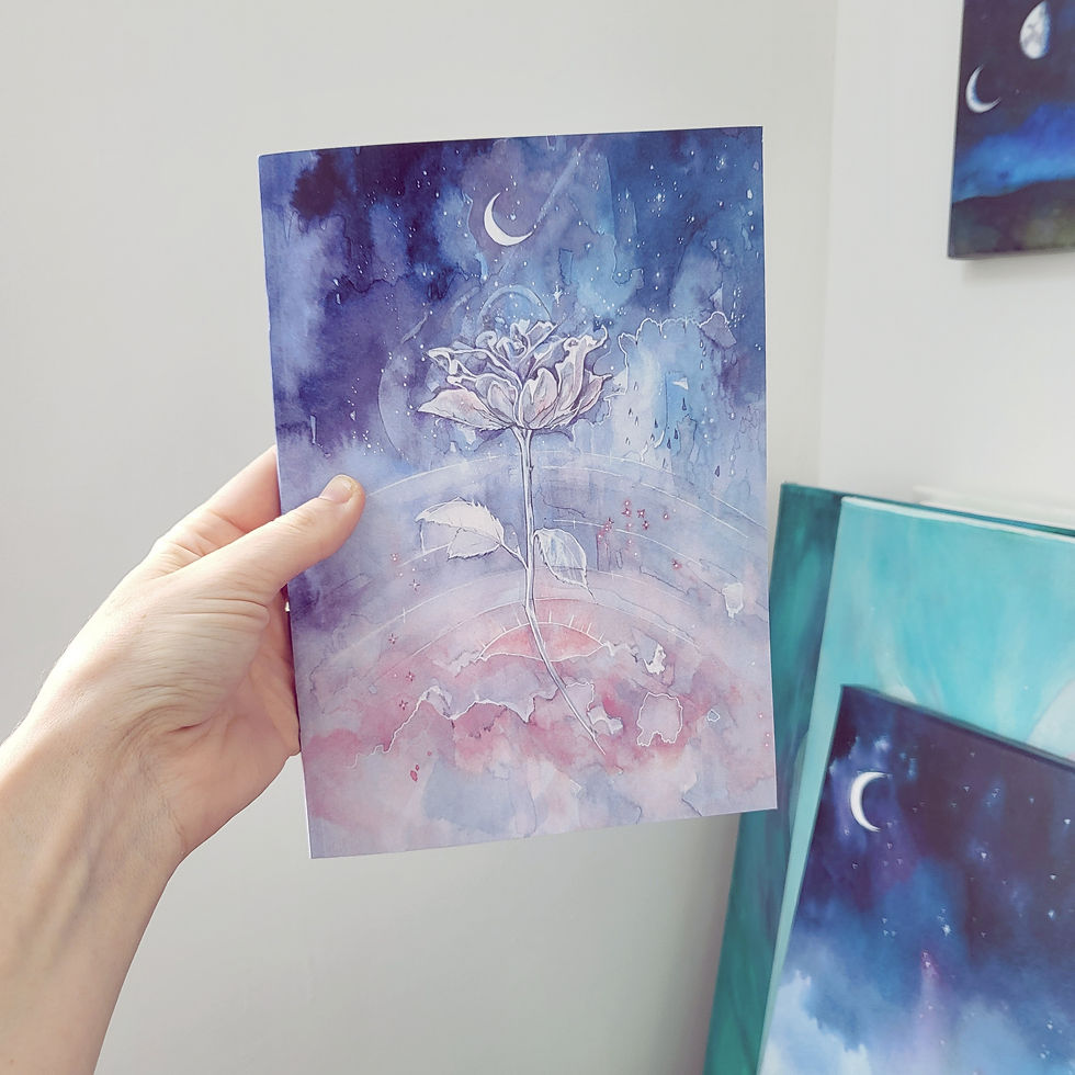 Thumbnail: Celestial Rose ~ Notebook