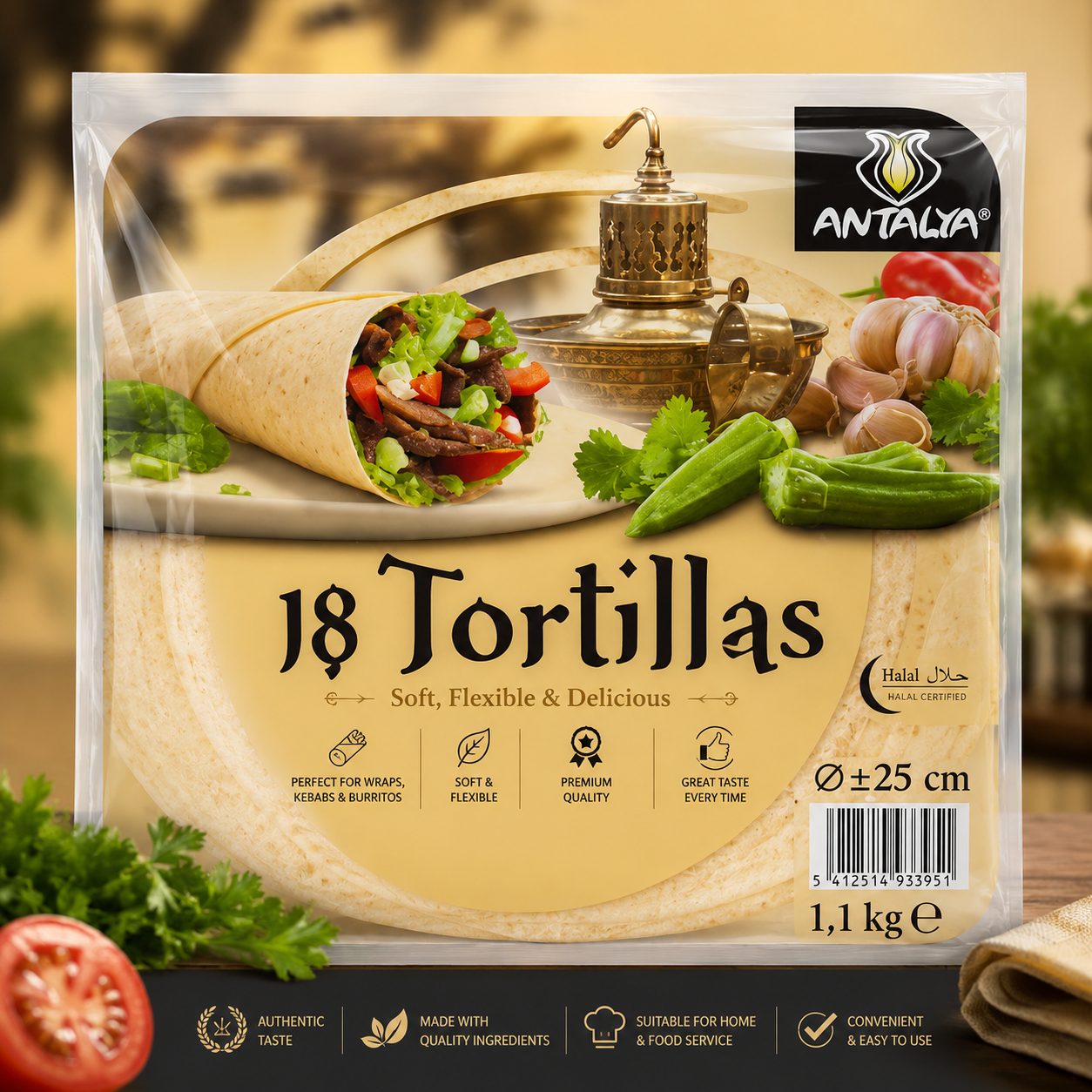 Antalya Tortillas (25 cm)