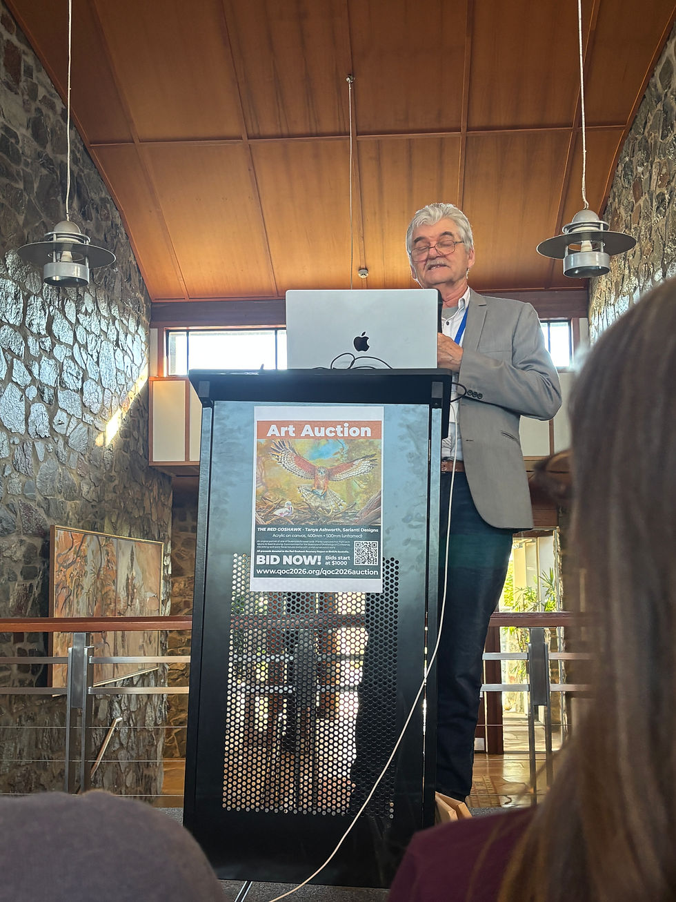Dr Richard Noske, Centre for Biodiversity and Conservation Science, UQ. Photo by Renée Cassels.
