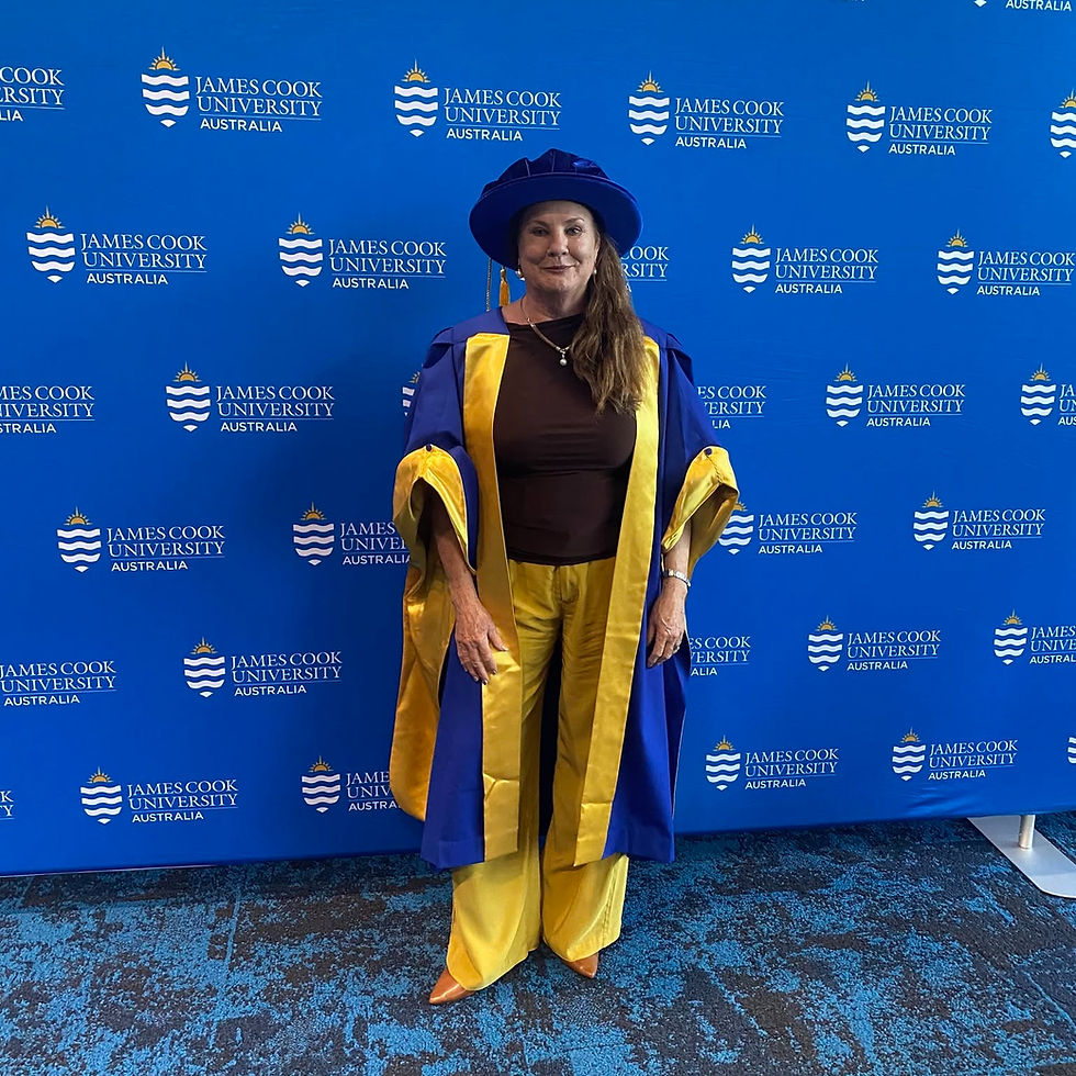 Dr Sheriden Morris awarded Honorary Doctorate by James Cook University
