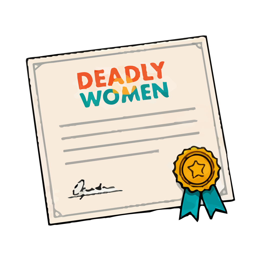 Icons Deadly Women Certificate