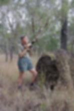 In the bush at Big Mitchell Creek, northeast Queensland.
