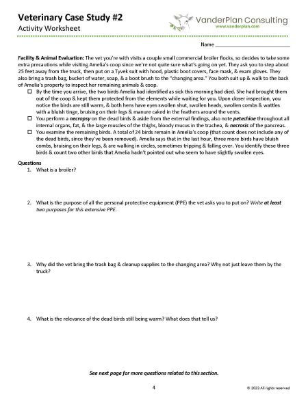 Thumbnail: Veterinary Case Study #2 - Transmissible disease (poultry)