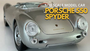 Porsche 550 Spyder | Maisto 1/18 scale diecast model | Up to Scale