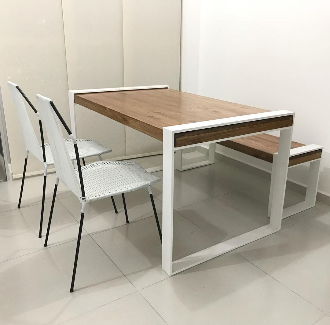 MESA IBIZA PARA MAS BANQUETA