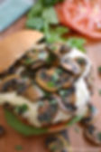Mushroom-Swiss Burger
