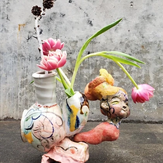 Mixed Media Ceramics Sculpture class with Isabella Comai at Clayroom San Mateo in Fall 2026