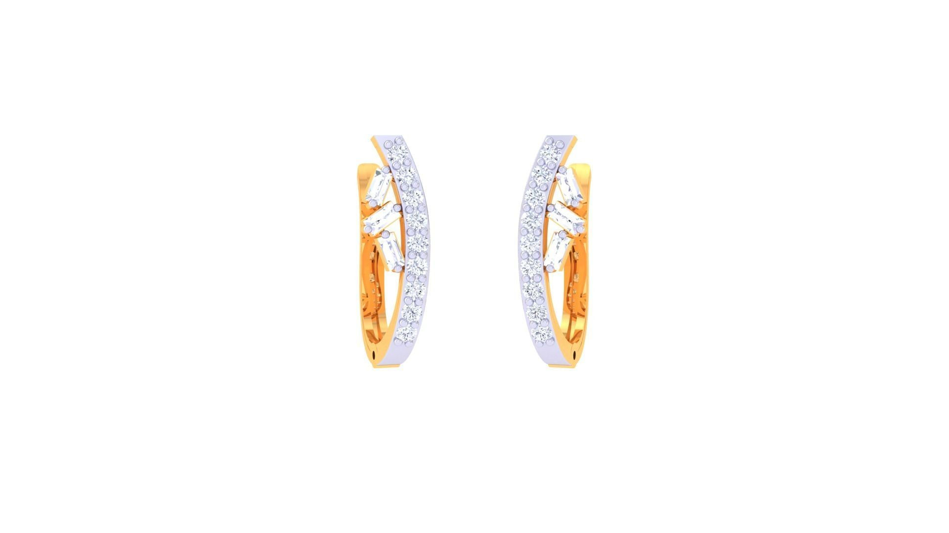 Beatrice Diamond Hoops