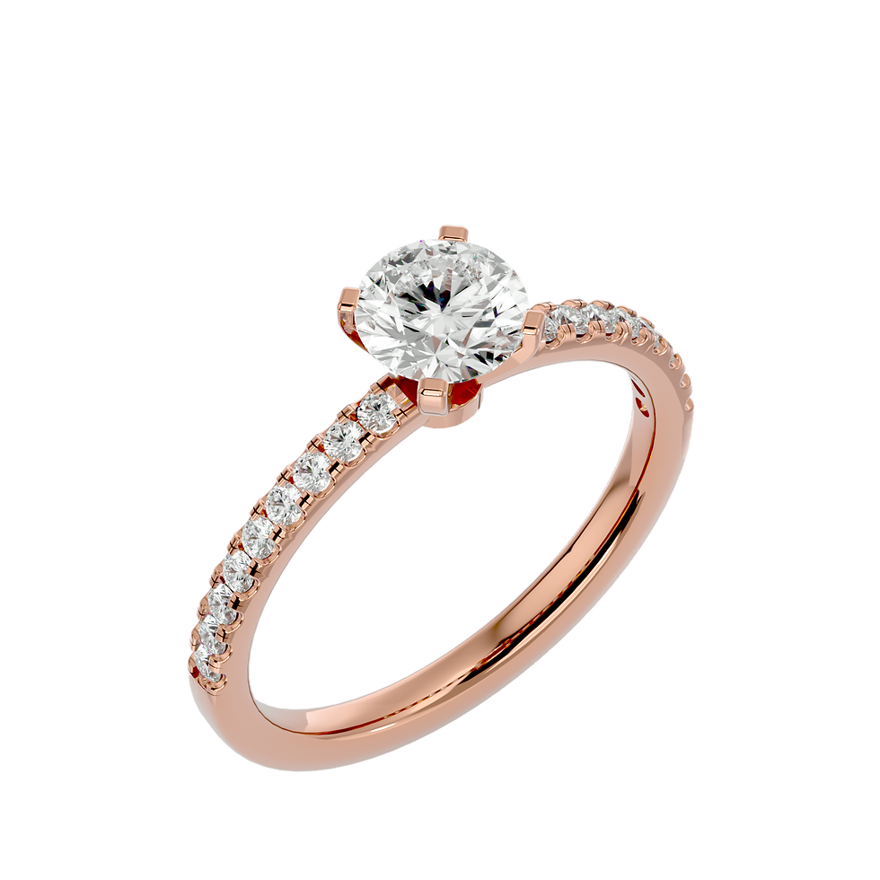 Thumbnail: TJ Julian Diamond Solitaire Ring
