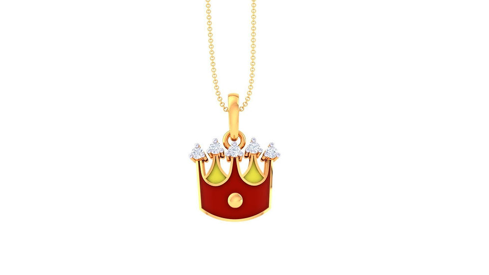 Thumbnail: MBJ Orson Diamond Kids Pendant  - KP12