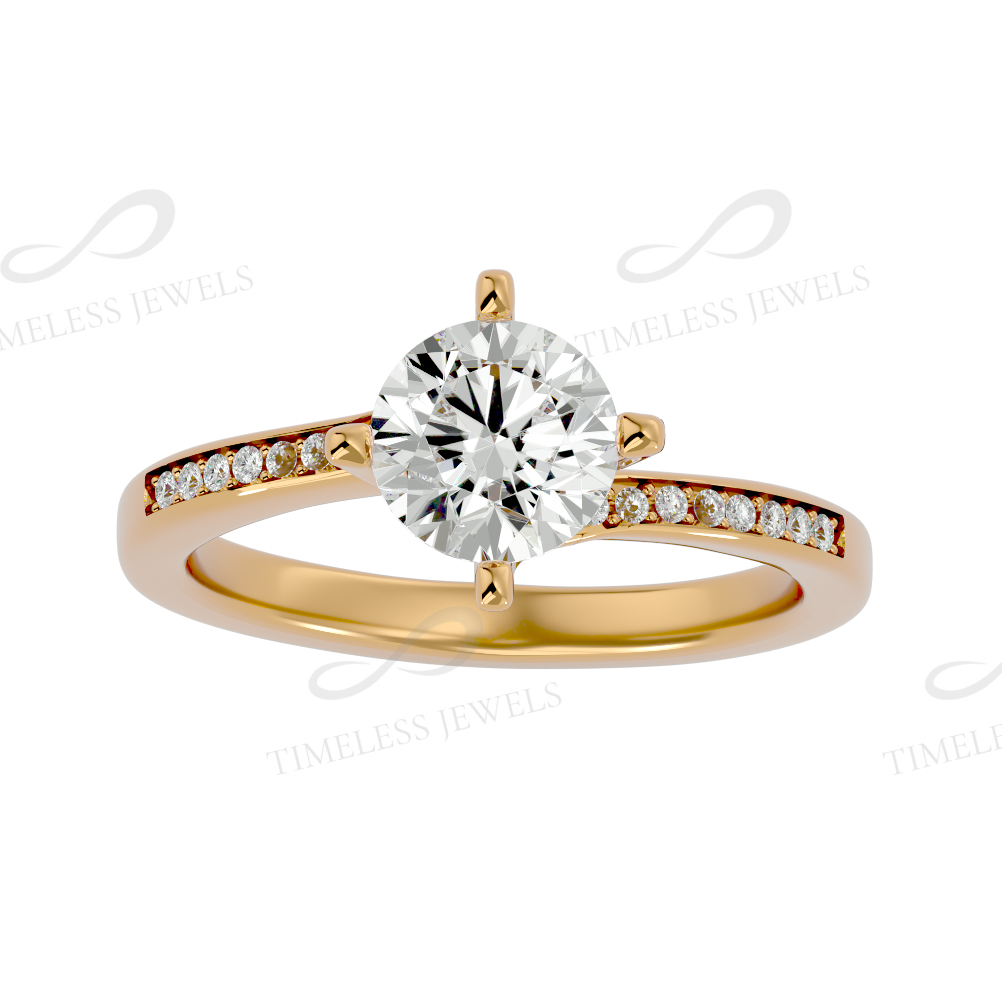 TJ  Freya Diamond Solitaire Ring