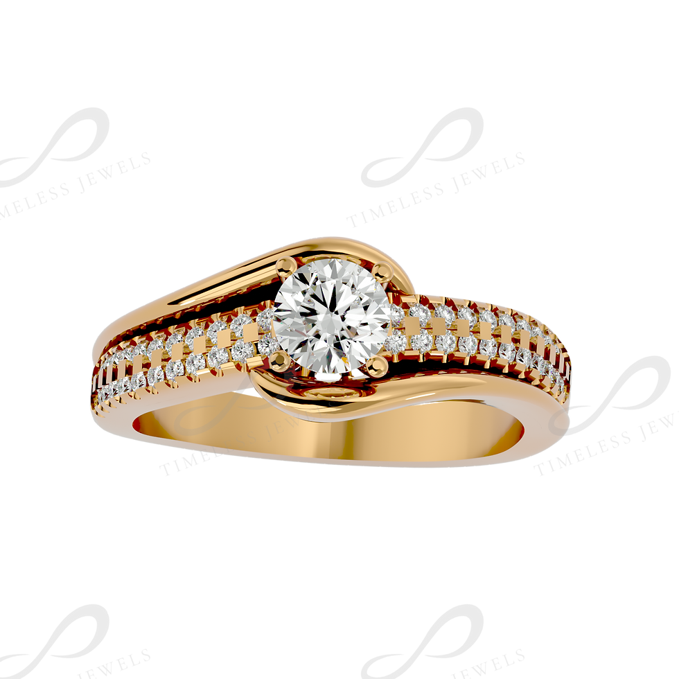 TJ Finley Diamond Solitaire Ring