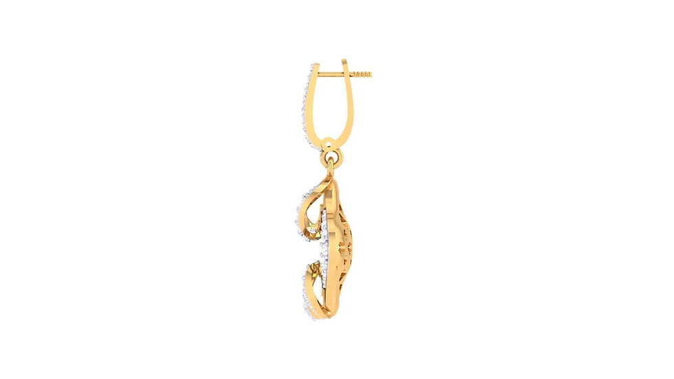 Thumbnail: MBJ Luella Diamond Pendant set - TPDS97