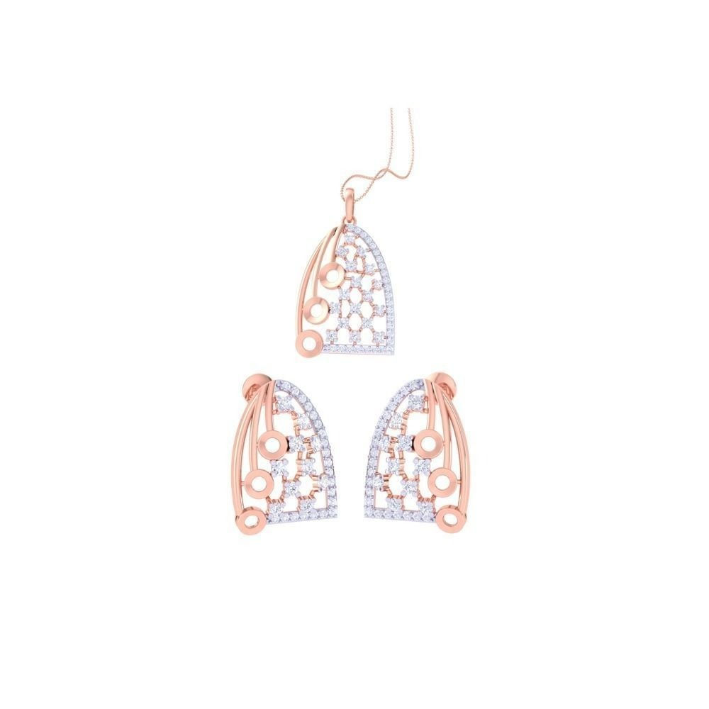 MBJ Nataly Diamond Pendant set - TPDS355