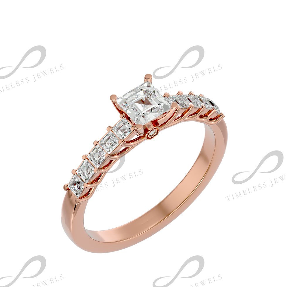 Thumbnail: TJ Harris Diamond Solitaire Ring