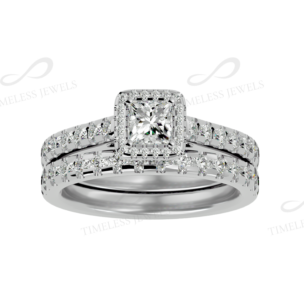 Thumbnail: TJ Zephyr Diamond Bridal Ring